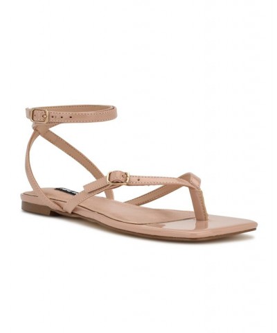 Women's Nelson Casual Ankle Wrap Flat Sandals PD02 $35.88 Shoes