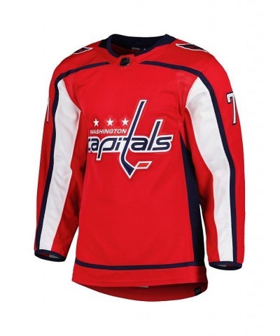 Men's TJ Oshie Red Washington Capitals Home Primegreen Authentic Pro Player Jersey $98.40 Jersey