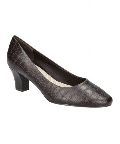 Women's Ballari Pumps Brown Croco $30.10 Shoes