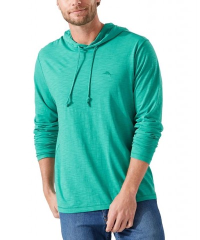 Men's Bali Beach T-Shirt Hoodie Deep Topaz $36.70 Sweatshirt