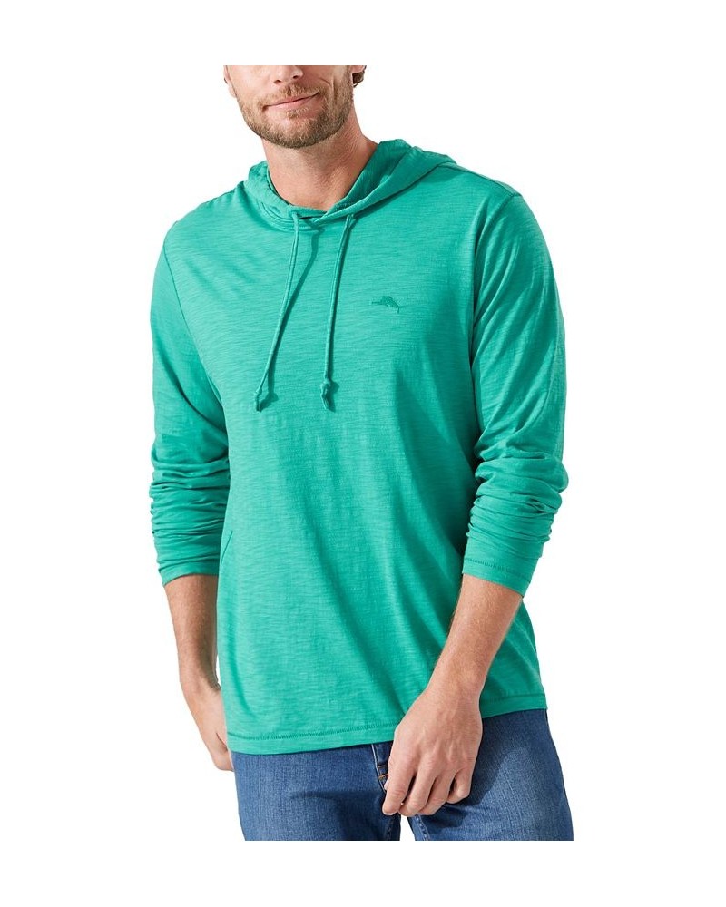 Men's Bali Beach T-Shirt Hoodie Deep Topaz $36.70 Sweatshirt