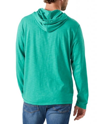 Men's Bali Beach T-Shirt Hoodie Deep Topaz $36.70 Sweatshirt