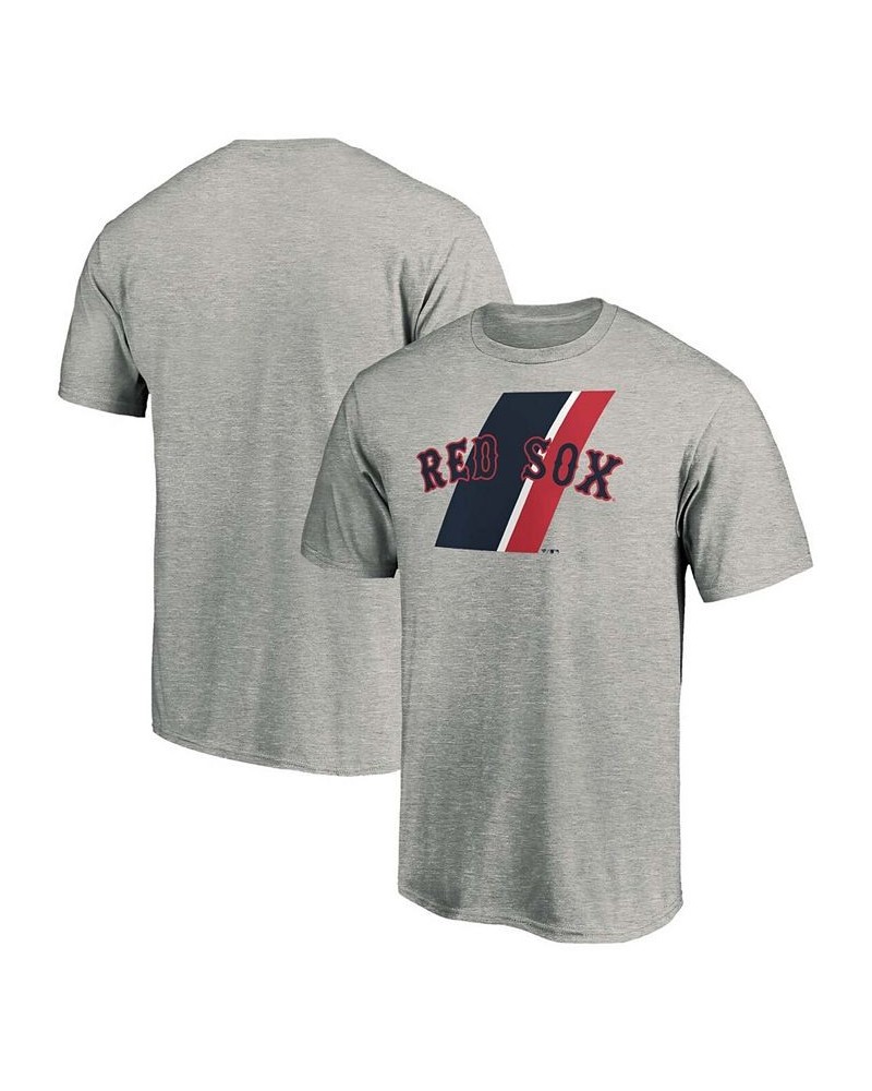 Men's Heathered Gray Boston Red Sox Prep Squad T-shirt $19.60 T-Shirts