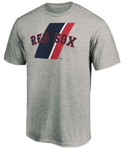 Men's Heathered Gray Boston Red Sox Prep Squad T-shirt $19.60 T-Shirts