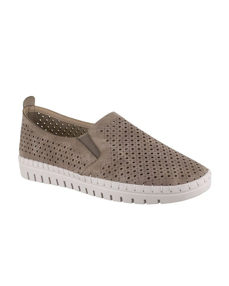 Women's Fresh Slip On Sneakers Natural $33.15 Shoes