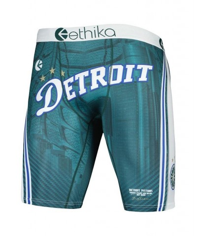 Men's Green Detroit Pistons City Edition Boxer Briefs $20.64 Underwear