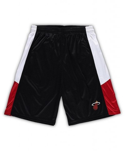 Men's Branded Black Miami Heat Big and Tall Champion Rush Practice Shorts $22.39 Shorts