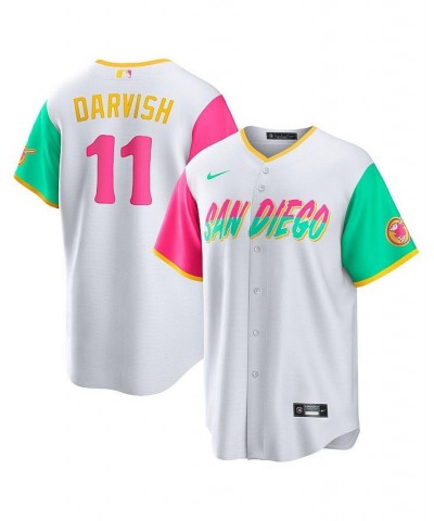 Men's Yu Darvish White San Diego Padres 2022 City Connect Replica Player Jersey $62.90 Jersey