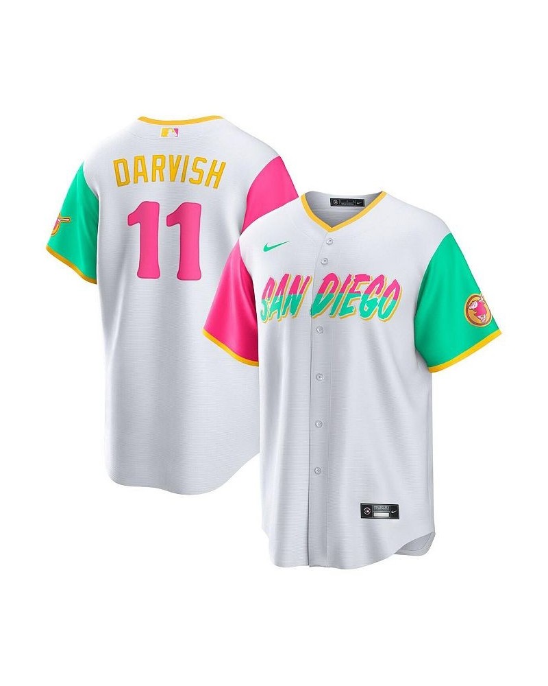 Men's Yu Darvish White San Diego Padres 2022 City Connect Replica Player Jersey $62.90 Jersey