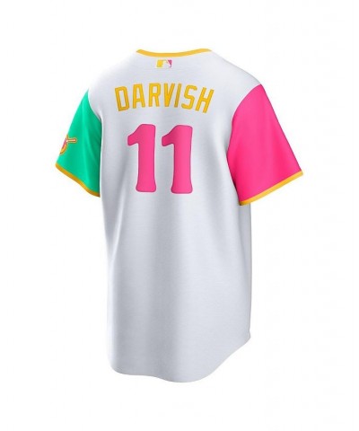 Men's Yu Darvish White San Diego Padres 2022 City Connect Replica Player Jersey $62.90 Jersey