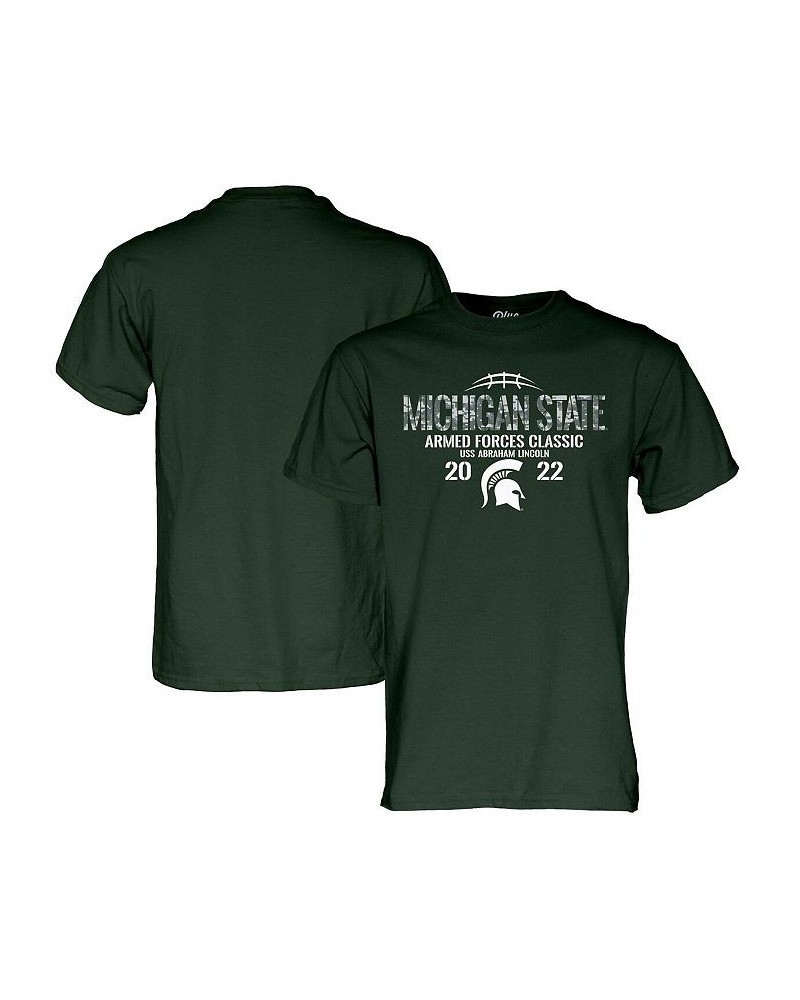 Men's Green Michigan State Spartans 2022 Armed Forces Classic T-shirt $17.20 T-Shirts