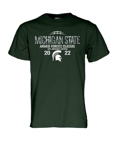 Men's Green Michigan State Spartans 2022 Armed Forces Classic T-shirt $17.20 T-Shirts