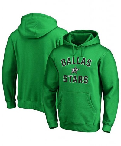 Men's Kelly Green Dallas Stars Team Victory Arch Pullover Hoodie $29.57 Sweatshirt