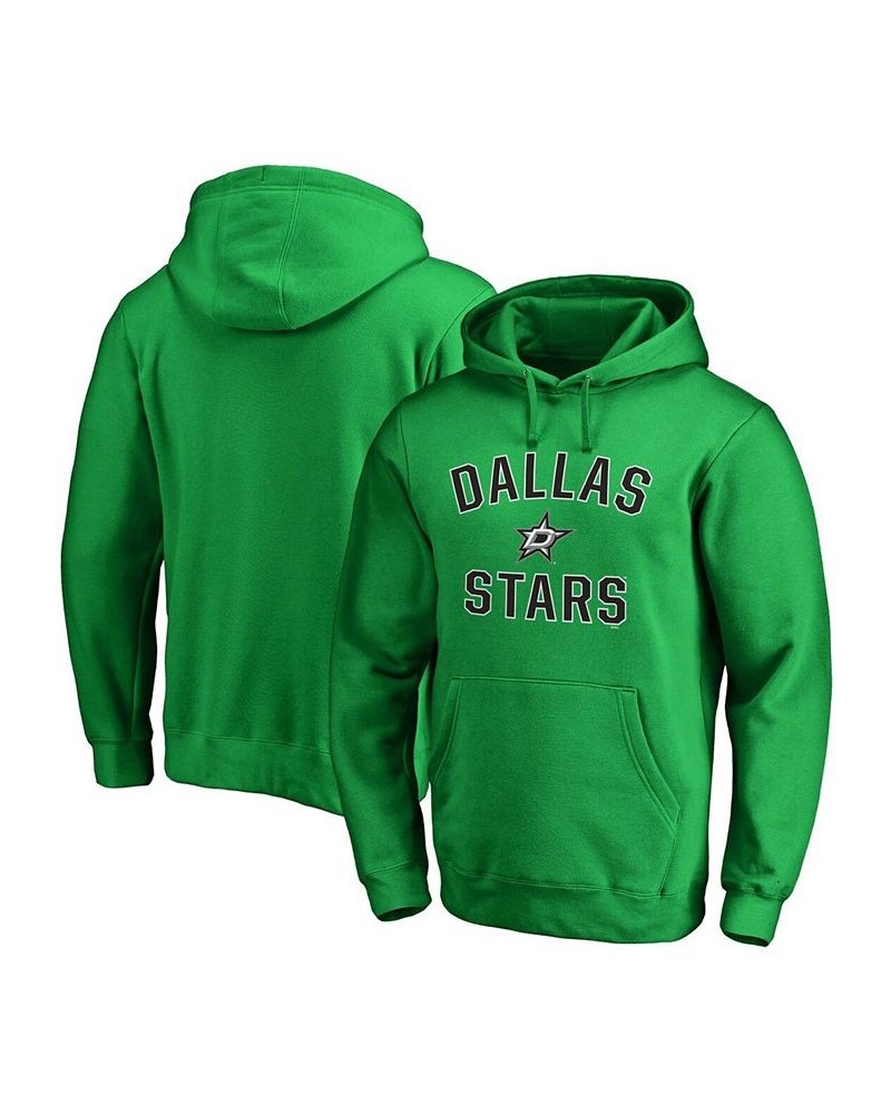 Men's Kelly Green Dallas Stars Team Victory Arch Pullover Hoodie $29.57 Sweatshirt