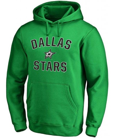 Men's Kelly Green Dallas Stars Team Victory Arch Pullover Hoodie $29.57 Sweatshirt