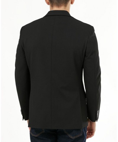 Men's Modern-Fit Stretch Solid Blazer Black $36.00 Blazers