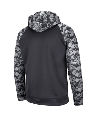 Men's Charcoal Xavier Musketeers OHT Military-Inspired Appreciation Digital Camo Pullover Hoodie $30.00 Sweatshirt