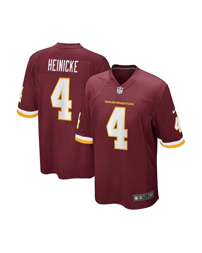 Men's Taylor Heinicke Burgundy Washington Commanders Team Game Jersey $46.01 Jersey