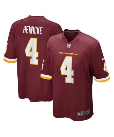 Men's Taylor Heinicke Burgundy Washington Commanders Team Game Jersey $46.01 Jersey