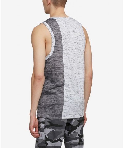 Men's Big and Tall Side Swipe Tank Top White $19.68 T-Shirts