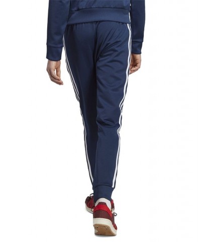 Men's Adicolor Classics SST Slim-Fit 3-Stripes Track Pants Blue $30.75 Pants