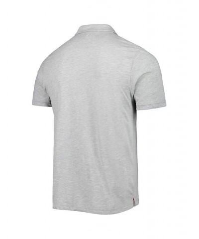 Men's Heathered Gray USC Trojans Golfer Pocket Polo Shirt $23.19 Polo Shirts