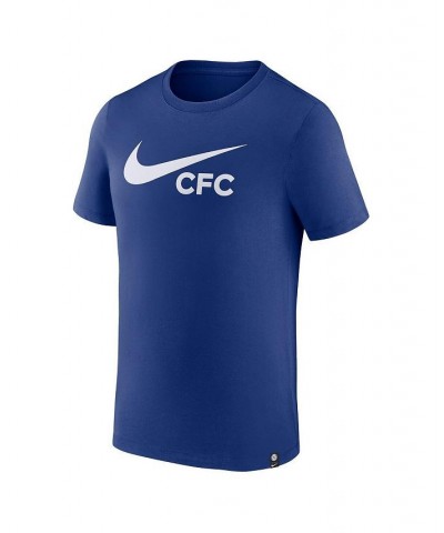 Men's Blue Chelsea Swoosh T-shirt $14.08 T-Shirts