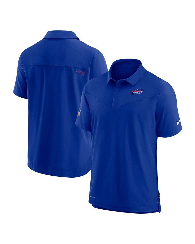 Men's Royal Buffalo Bills Sideline UV Performance Polo Shirt $42.30 Polo Shirts