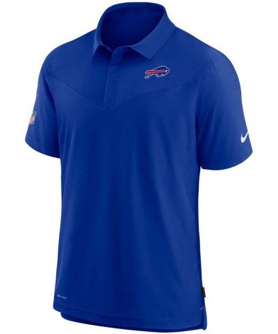 Men's Royal Buffalo Bills Sideline UV Performance Polo Shirt $42.30 Polo Shirts