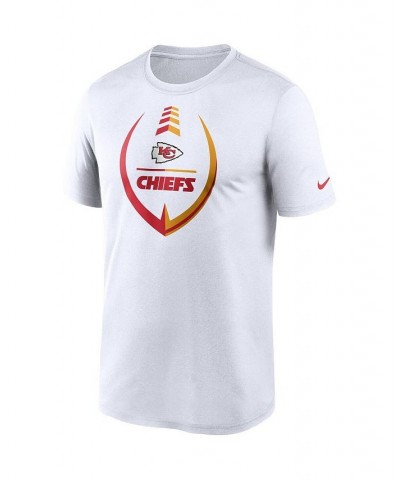 Men's White Kansas City Chiefs Icon Legend Performance T-shirt $28.99 T-Shirts