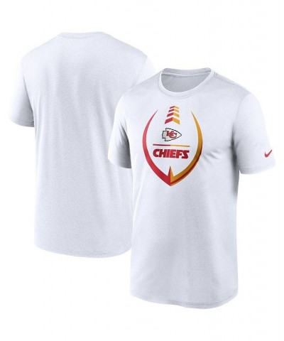 Men's White Kansas City Chiefs Icon Legend Performance T-shirt $28.99 T-Shirts