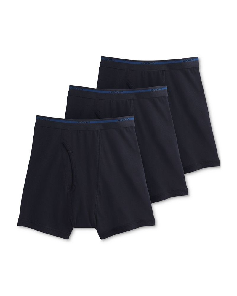 Men’s Classic 3 Pack Cotton Boxer Briefs PD01 $16.62 Underwear