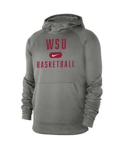 Men's Charcoal Washington State Cougars Spotlight Raglan Pullover Hoodie $32.23 Sweatshirt