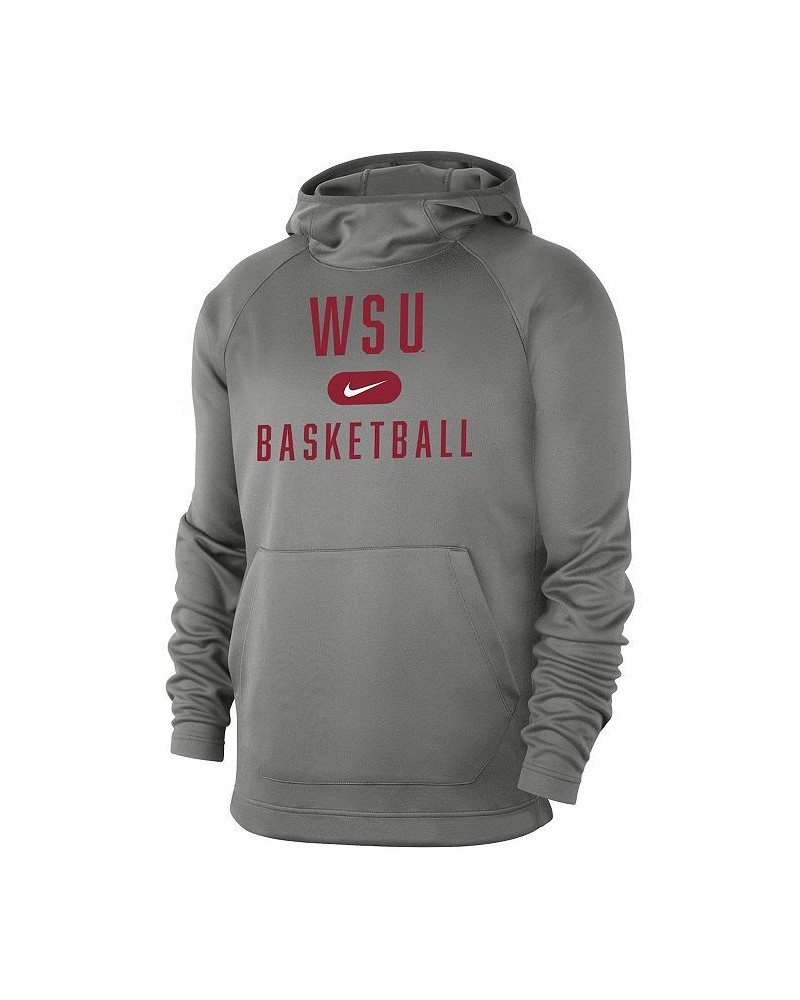 Men's Charcoal Washington State Cougars Spotlight Raglan Pullover Hoodie $32.23 Sweatshirt