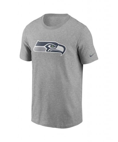 Men's Heathered Gray Seattle Seahawks Primary Logo T-shirt $20.51 T-Shirts