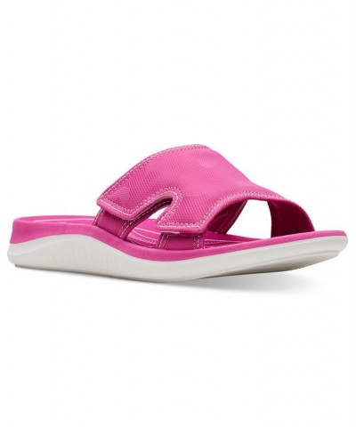 Women's Cloudsteppers Glide Bay Slip-On Sandals Pink $31.20 Shoes