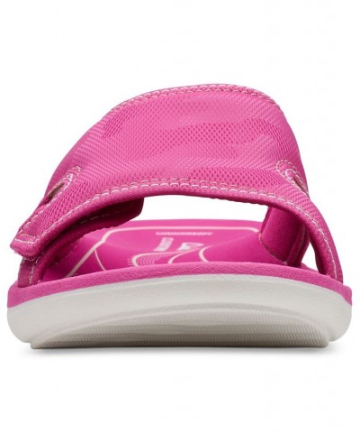 Women's Cloudsteppers Glide Bay Slip-On Sandals Pink $31.20 Shoes