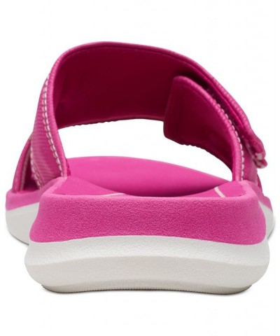 Women's Cloudsteppers Glide Bay Slip-On Sandals Pink $31.20 Shoes