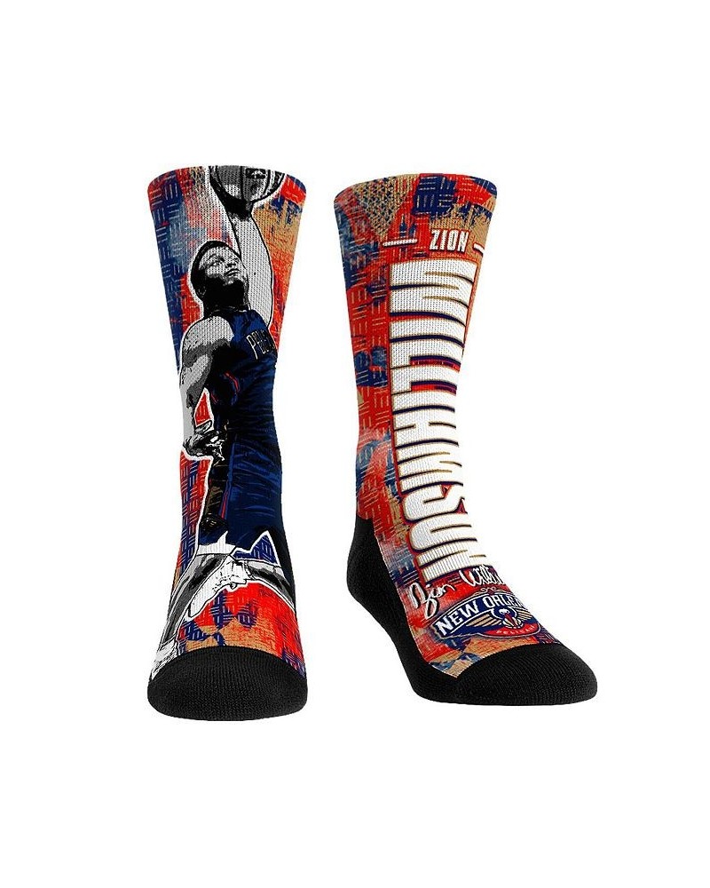 Men's and Women's Socks Zion Williamson New Orleans Pelicans Big Player Crew Socks $14.72 Socks