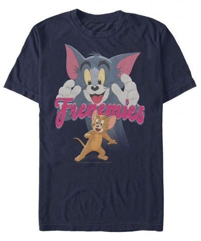 Men's Frenemies Short Sleeve Crew T-shirt Blue $20.29 T-Shirts