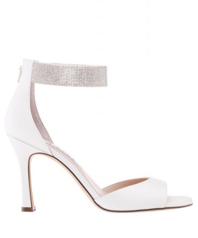 Women's Dezzie Evening Sandals Ivory/Cream $41.42 Shoes