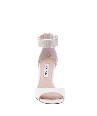 Women's Dezzie Evening Sandals Ivory/Cream $41.42 Shoes