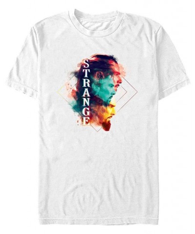 Men's Likeness Doctor Strange Movie 2 Trio Profiles Short Sleeve T-shirt White $19.24 T-Shirts