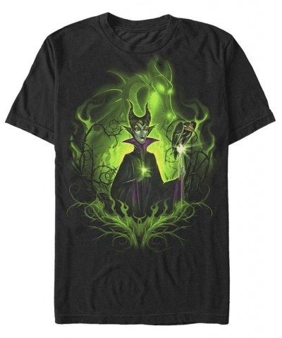 Men's Dark Fairy Short Sleeve Crew T-shirt Black $17.84 T-Shirts