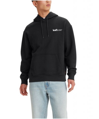 Men's Relaxed Fit Graphic Hoodie Sweatshirt Black $13.36 Sweatshirt