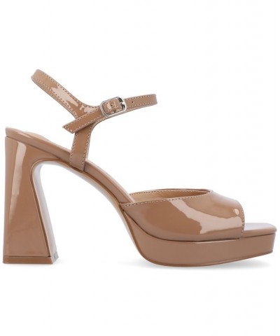 Women's Ziarre Platform Sandal Taupe $51.99 Shoes