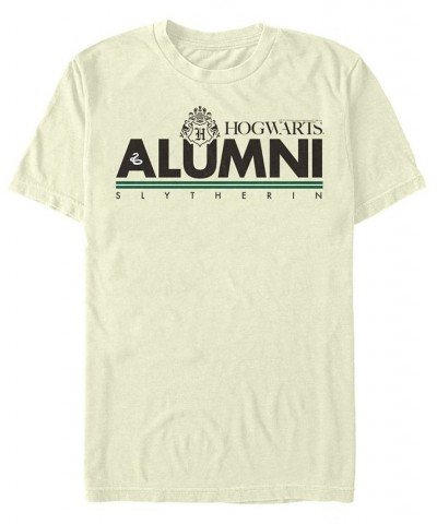 Men's Alumni Slytherin Short Sleeve Crew T-shirt Tan/Beige $19.59 T-Shirts