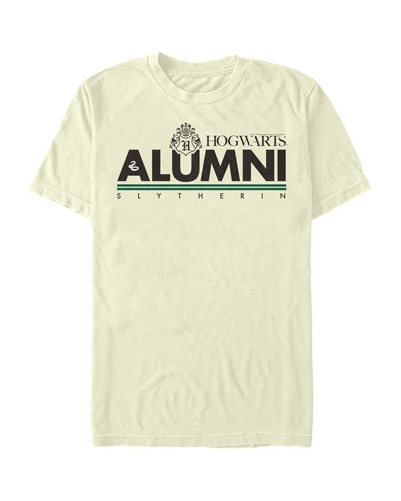 Men's Alumni Slytherin Short Sleeve Crew T-shirt Tan/Beige $19.59 T-Shirts