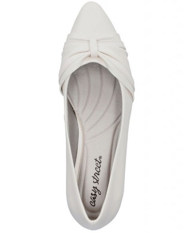 Women's Millie Block Heel Pumps White $32.80 Shoes