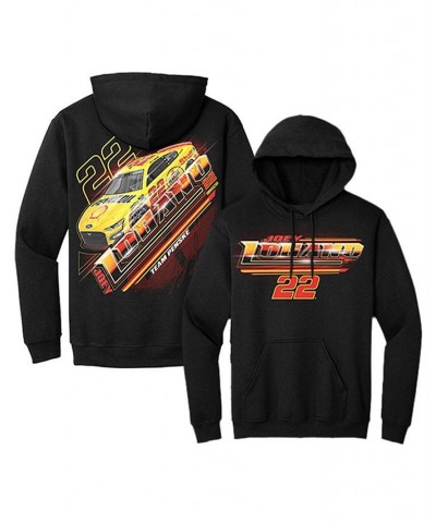 Men's Black Joey Logano 2023 22 Shell Pennzoil Pullover Hoodie $33.75 Sweatshirt